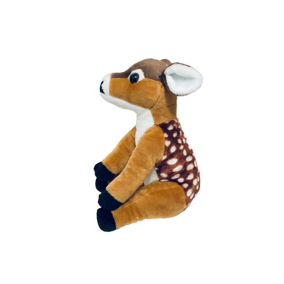 Wild Republic Spotted Fawn Baby Deer 12" Plush Toy - Picture 1 of 8